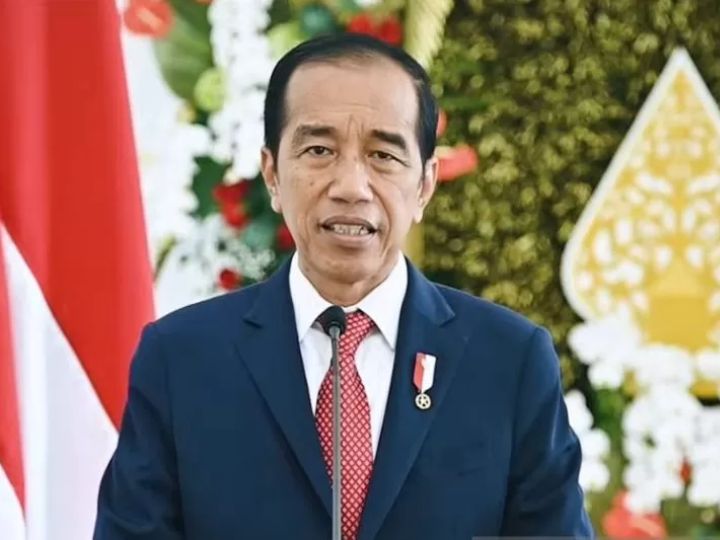 Jokowi Berpidato